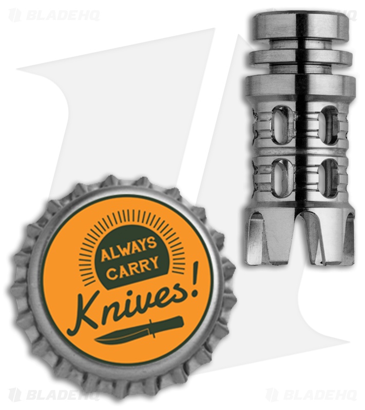 Grumpy's EDC Titanium Reaper Muzzle Brake Bead - Machined Finish