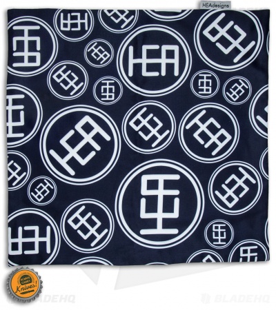 HEAdesigns Logo Hank 11" x 11" Handkerchief (Royal Blue)