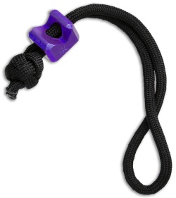 KnifeGuys Brew Bead Titanium Bottle Opener Lanyard (Purple)