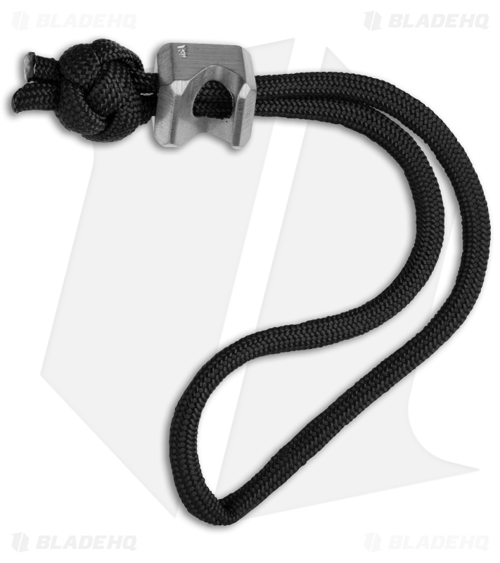 KnifeGuys Brew Bead Titanium Bottle Opener Lanyard (Stonewash)