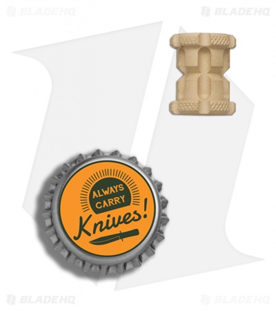 Koch Tools Ball Nose Brass Bead - Knurled Blasted