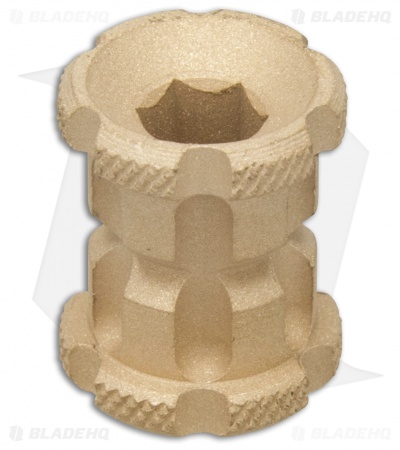Koch Tools Ball Nose Brass Bead - Knurled Blasted