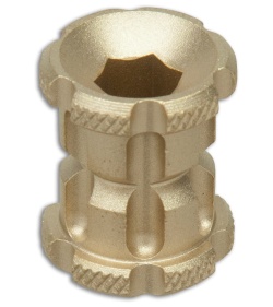 Koch Tools Ball Nose Brass Bead - Knurled Plain