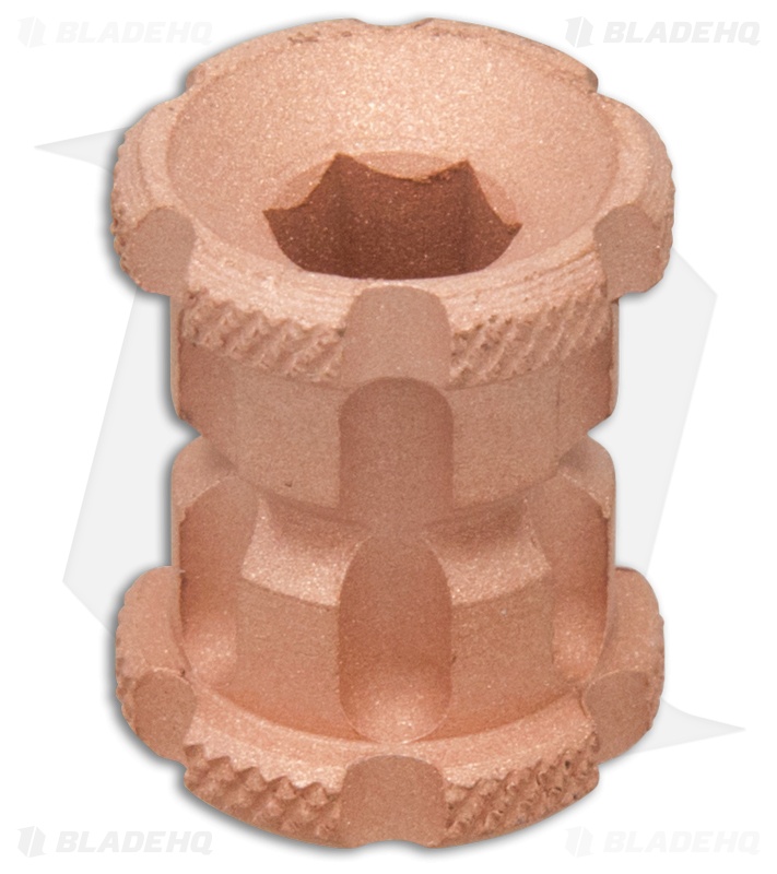 Koch Tools Ball Nose Copper Bead - Knurled Blasted