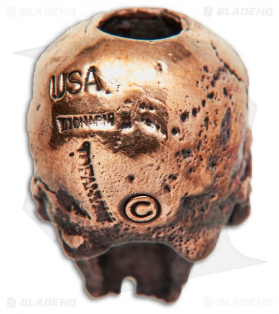 Lion ARMory Ancient Skull Lanyard Bead Copper