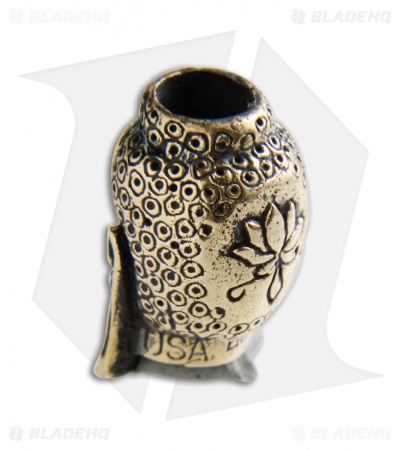 Lion ARMory Buddha Lanyard Bead Brass