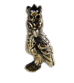 Lion ARMory Cyber Bird Lanyard Bead Brass