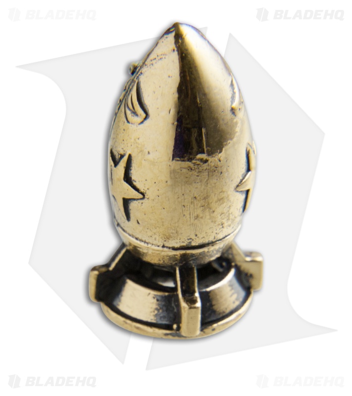 Lion ARMory Shark Bomb Lanyard Bead Brass