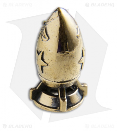 Lion ARMory Shark Bomb Lanyard Bead Brass