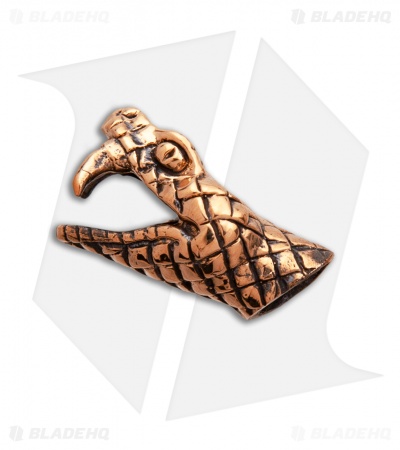 Lion ARMory Viper Head Bead Copper