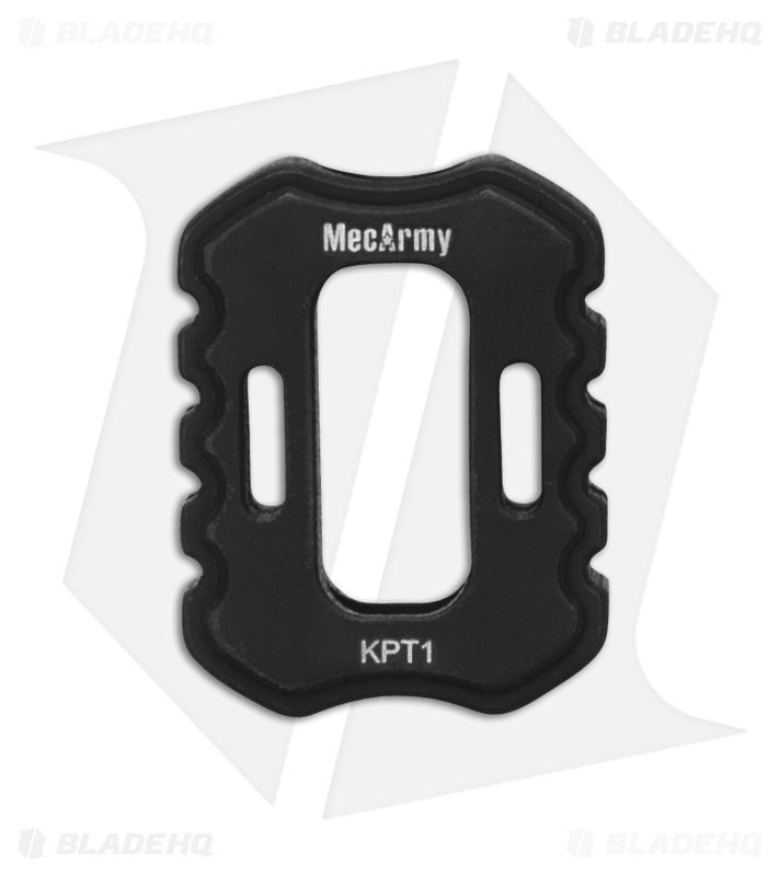 MecArmy KPT-1 Titanium Lanyard Bead (Black PVD)