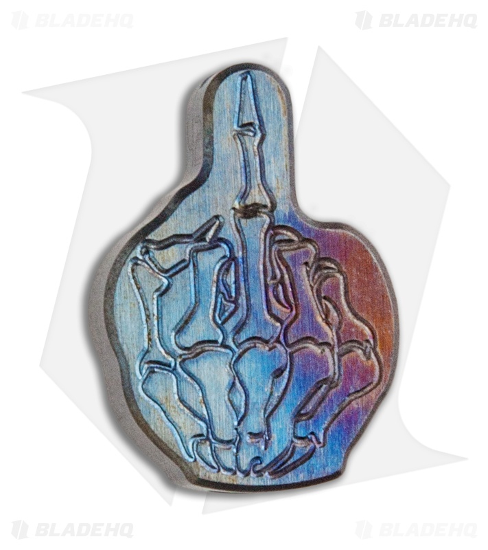 RB Tools & Design F.O. "To The Grave" Machined Stainless Steel Bead Heat Colored