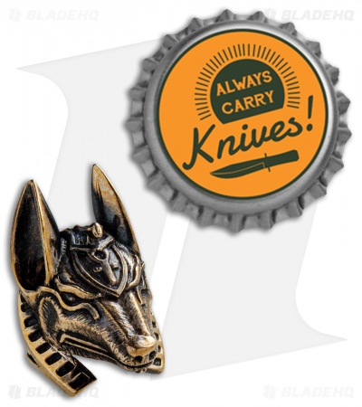 RUS Beads Shop Anubis God of the Dead Lanyard Bead - Bronze