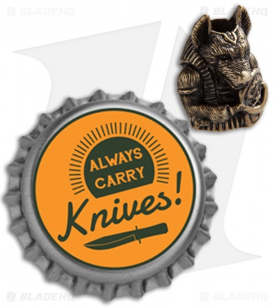 RUS Beads Shop Anubis Lanyard Bead - Bronze
