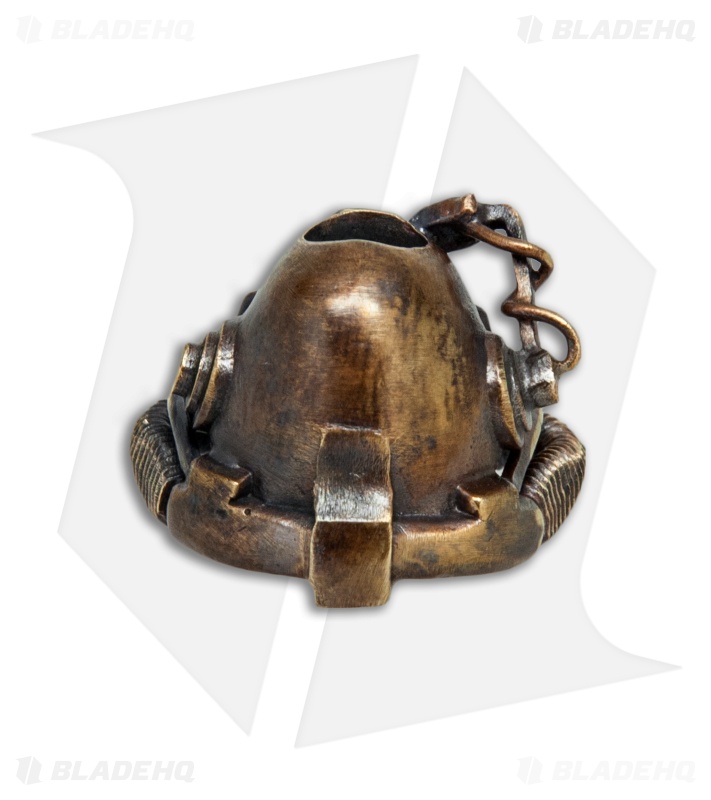 RUS Beads Shop Apocalypse Gas Mask Lanyard Bead - Bronze