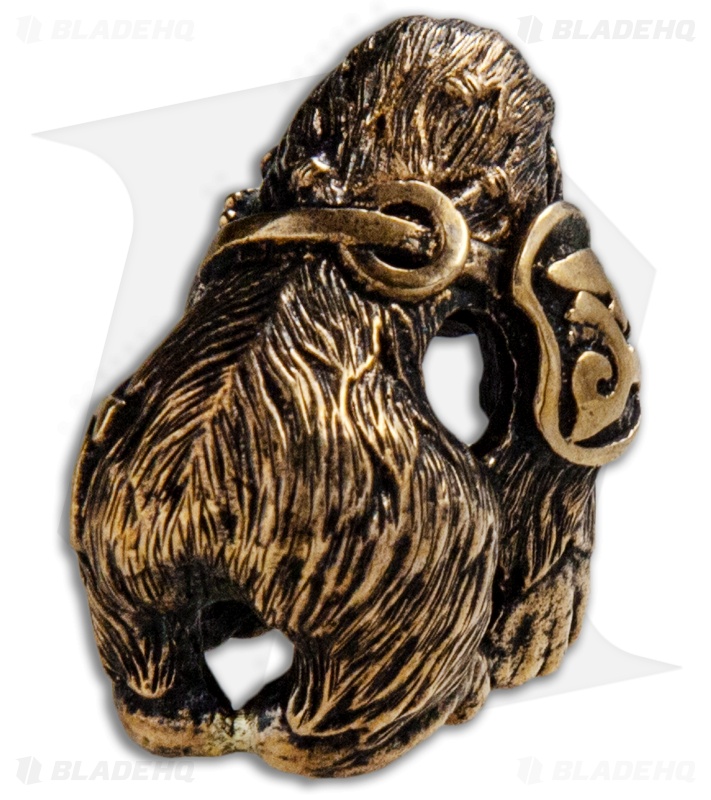 RUS Beads Shop Armored Gorilla Lanyard Bead - Bronze