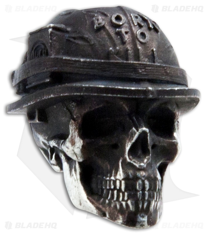 RUS Beads Shop Born To Kill  Skull Lanyard Bead 