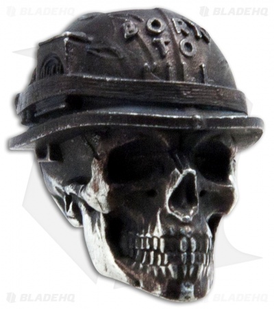 RUS Beads Shop Born To Kill  Skull Lanyard Bead 
