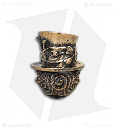 RUS Beads Shop Mad Cat Lanyard Bead - Bronze