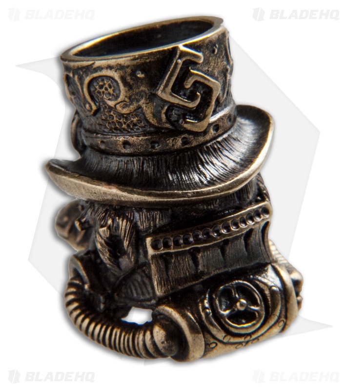 RUS Beads Shop Plague Doktor Lanyard Bead - Bronze