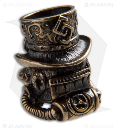 RUS Beads Shop Plague Doktor Lanyard Bead - Bronze