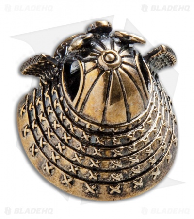 RUS Beads Shop Samurai Warrior Lanyard Bead - Bronze