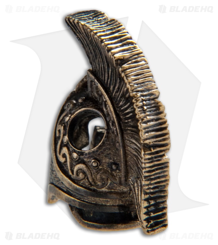 RUS Beads Shop Spartan Helmet Lanyard Bead - Bronze