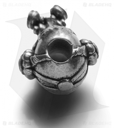 Schmuckatelli Brous Gas Mask Skull Bead (Pewter)