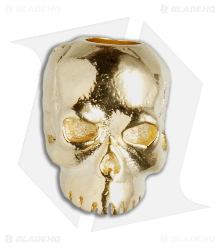 Schmuckatelli Original Classic Skull Lanyard Bead (18k Gold Plated