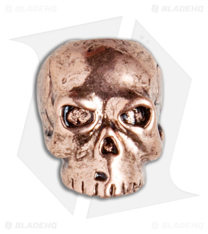 Schmuckatelli Original Classic Skull Lanyard Bead (Antique Copper)