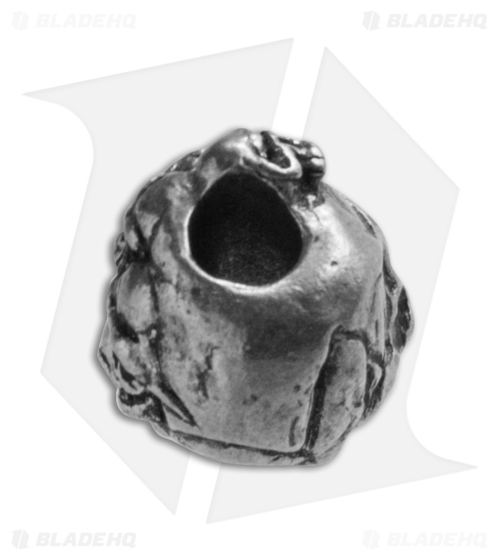 Schmuckatelli Mind Skull Lanyard Bead (Pewter)