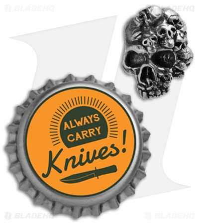 Schmuckatelli Mind Skull Lanyard Bead (Pewter)