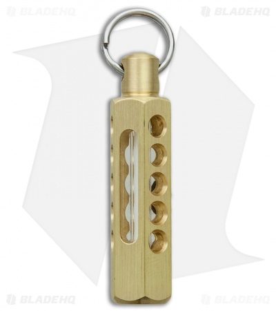 Spalinger Brass Hex Tritium Lantern (Satin)