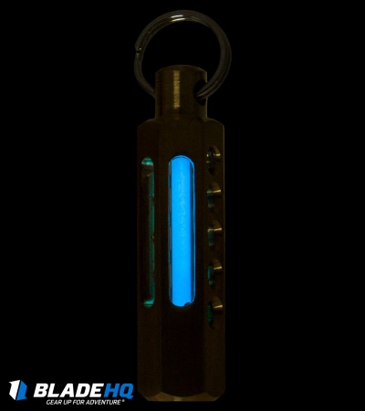 Spalinger Brass Hex Tritium Lantern (Satin Torched)