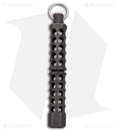 Spalinger Gear Brass Hex XL Tritium Lantern (Dark Patina)