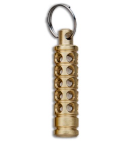 Spalinger Gear Brass Round Grooved Lantern (Satin)