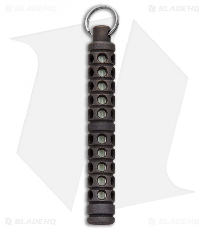 Spalinger Gear Brass Round XL Grooved Tritium Lantern (Dark Patina)