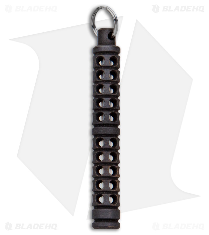 Spalinger Gear Brass Round XL Grooved Tritium Lantern (Dark Patina)