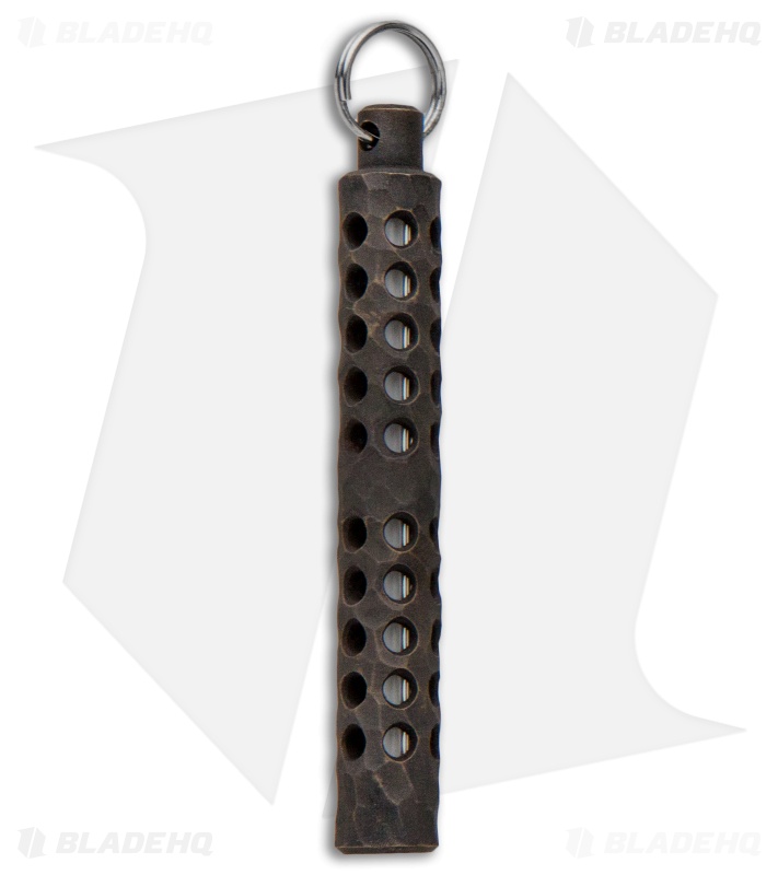 Spalinger Gear Brass XL Carved Tritium Lantern (Dark Patina)