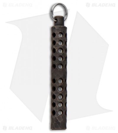 Spalinger Gear Brass XL Carved Tritium Lantern (Dark Patina)