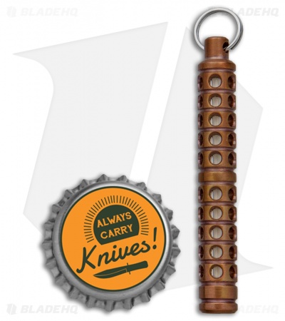 Spalinger Gear Copper XL Round Grooved Lantern (Old Penny Patina)