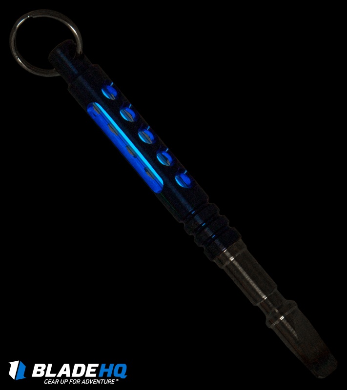 Spalinger Gear Minimalist Tritium Pry-Tool Key Chain (Anodized Dark Blue)
