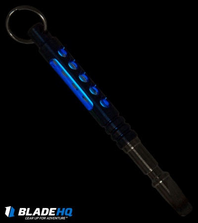 Spalinger Gear Minimalist Tritium Pry-Tool Key Chain (Anodized Dark Blue)