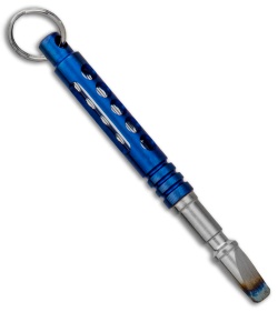 Spalinger Gear Minimalist Tritium Pry-Tool Key Chain (Anodized Dark Blue)