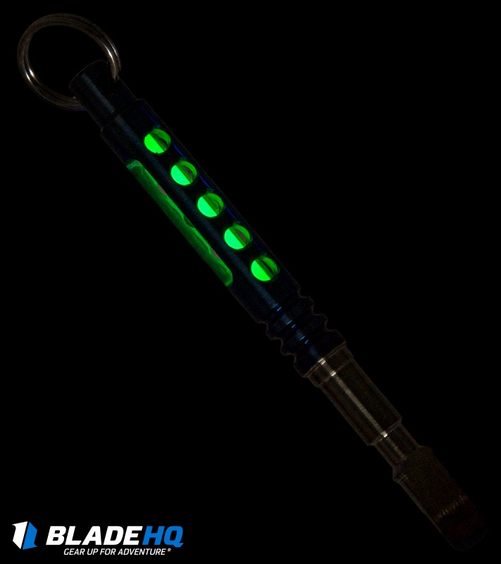Spalinger Gear Minimalist Tritium Pry-Tool Key Chain (Anodized Dark Blue)