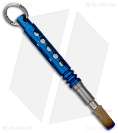 Spalinger Gear Minimalist Tritium Pry-Tool Key Chain (Anodized Dark Blue)