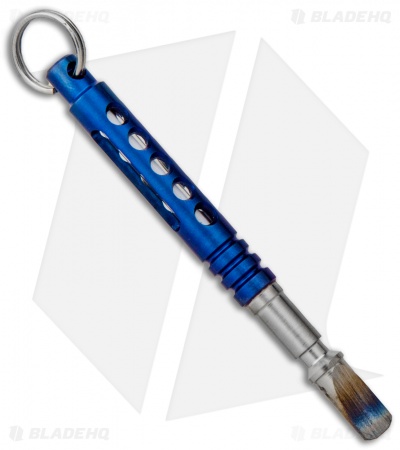 Spalinger Gear Minimalist Tritium Pry-Tool Key Chain (Anodized Dark Blue)