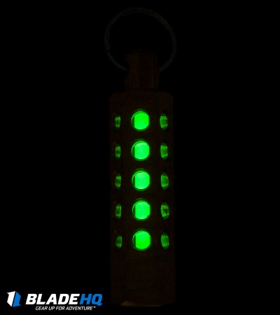 Spalinger Gear Brass Hex Carved Tritium Lantern (Torched)