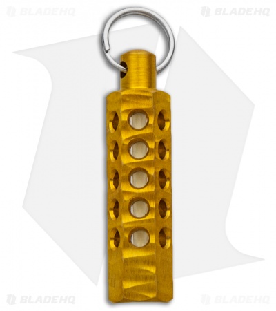 Spalinger Gear Brass Hex Carved Tritium Lantern (Torched)