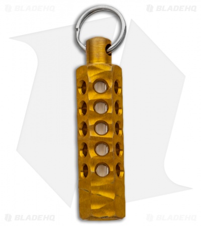 Spalinger Gear Brass Hex Carved Tritium Lantern (Torched)